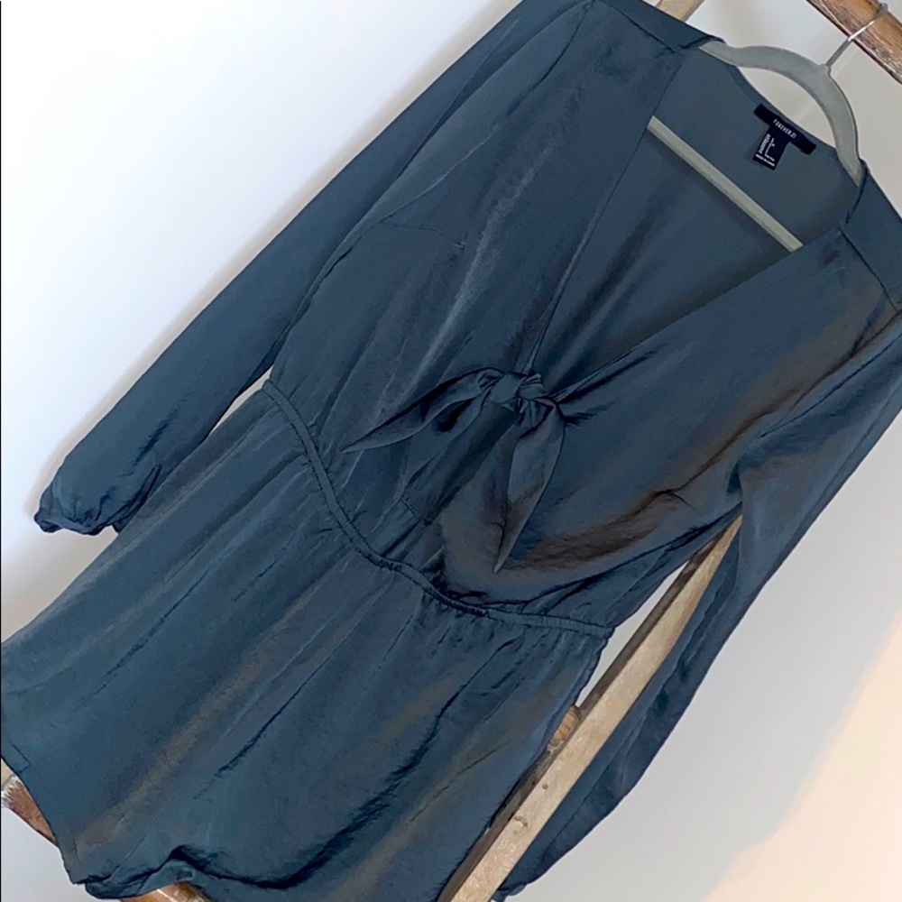 SILK GREY ROMPER